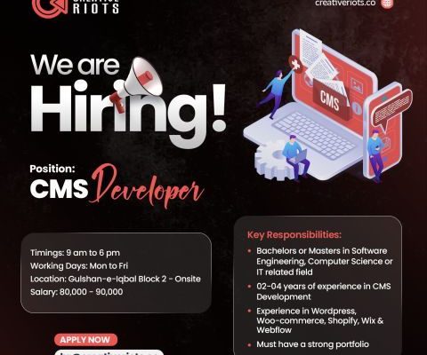 Hiring CMS Developer