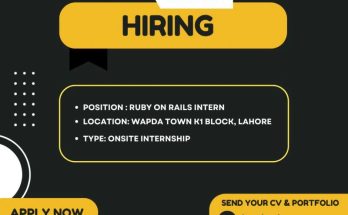 Ruby on Rails Intern