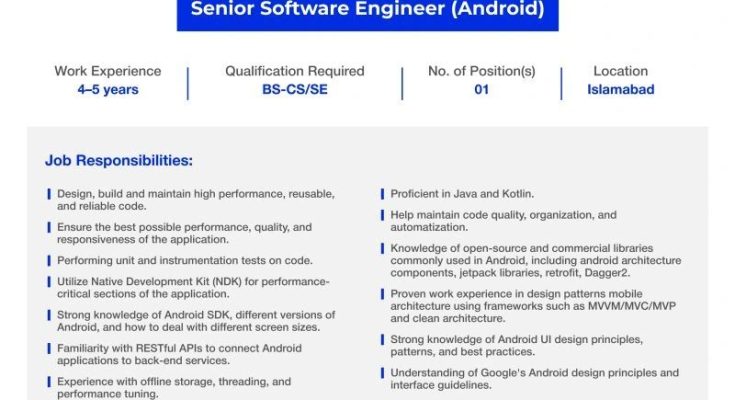 hiring an Sr. Software Engineer