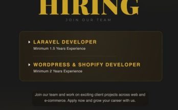 Laravel Developer & WordPress Shopify Expert