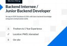 Hiring: Backend Intern / Junior Backend Developer